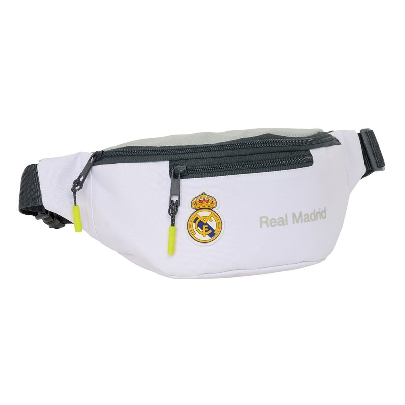 Real Madrid riñonera blanca gris