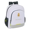 Real Madrid Mochila junior blanca gris