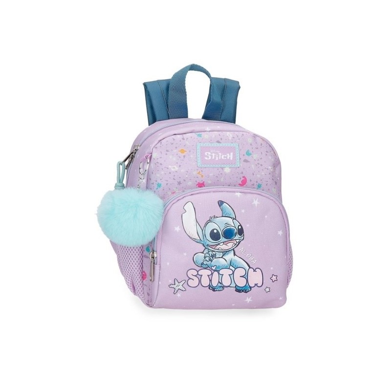 Stitch Mochila 24cm lovely lila
