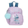 Stitch Mochila 24cm lovely lila