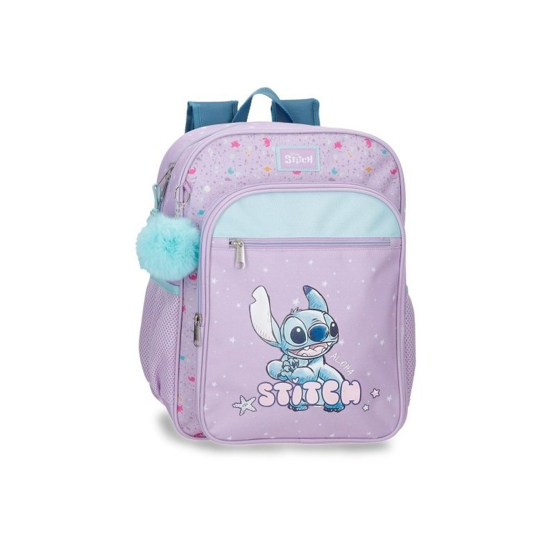 Stitch Mochila 38cm lovely lila