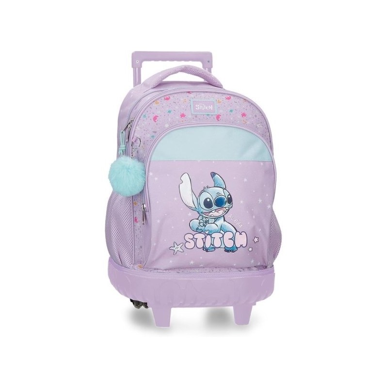 Stitch Mochila carro compact lovely lila