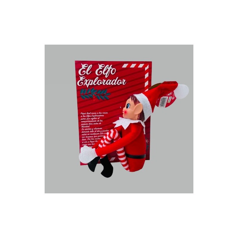 Elfa exploradora de Navidad