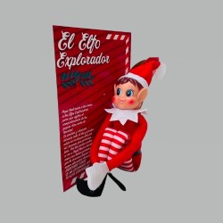 Elfa exploradora de Navidad