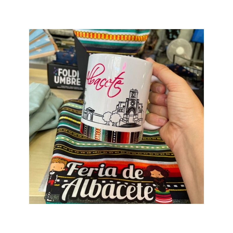 Taza Albacete silueta