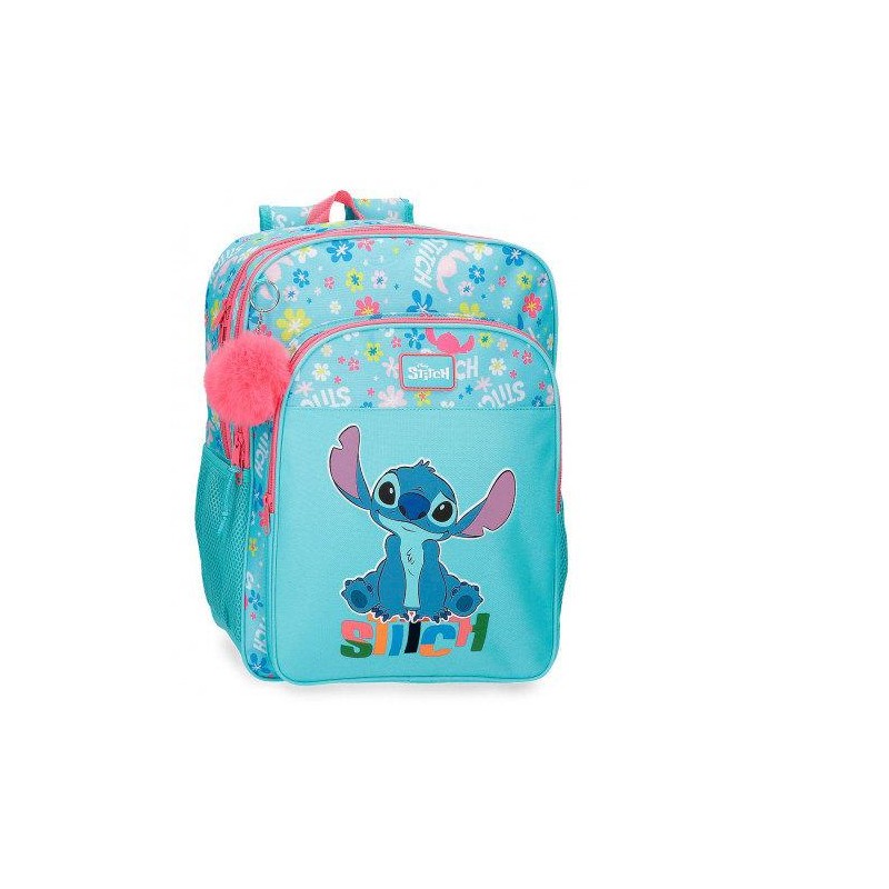 Stitch Mochila 40cm Aloha azul