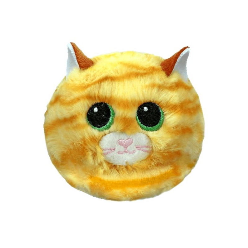 TY Peluche pelota gato naranja BOUNCER