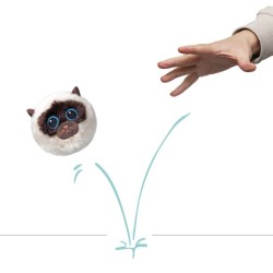 TY Peluche pelota gato siames BOUNCER