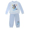 Bluey Pijama largo rayas azul