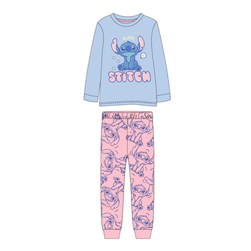 Stitch Pijama largo estrellas