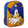 Sonic Mochila 3D infantil naranja