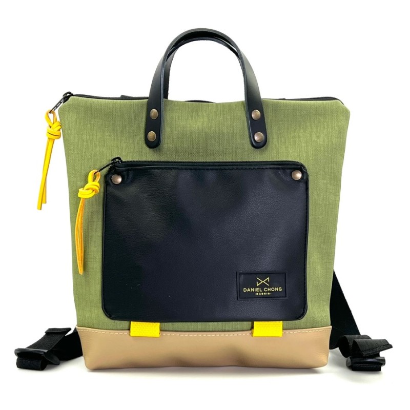 Daniel Chong Mochila mini cuadrada Book Holder Ver
