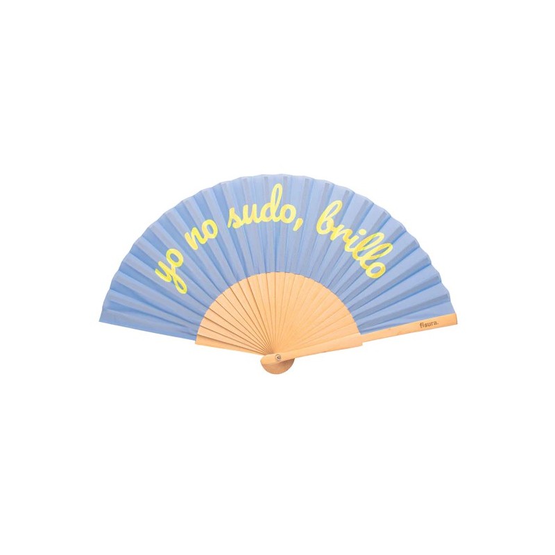 Abanico no sudo brillo