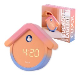 Reloj cuco digital degradado