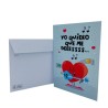 Tarjeta amor quiero que me des beso