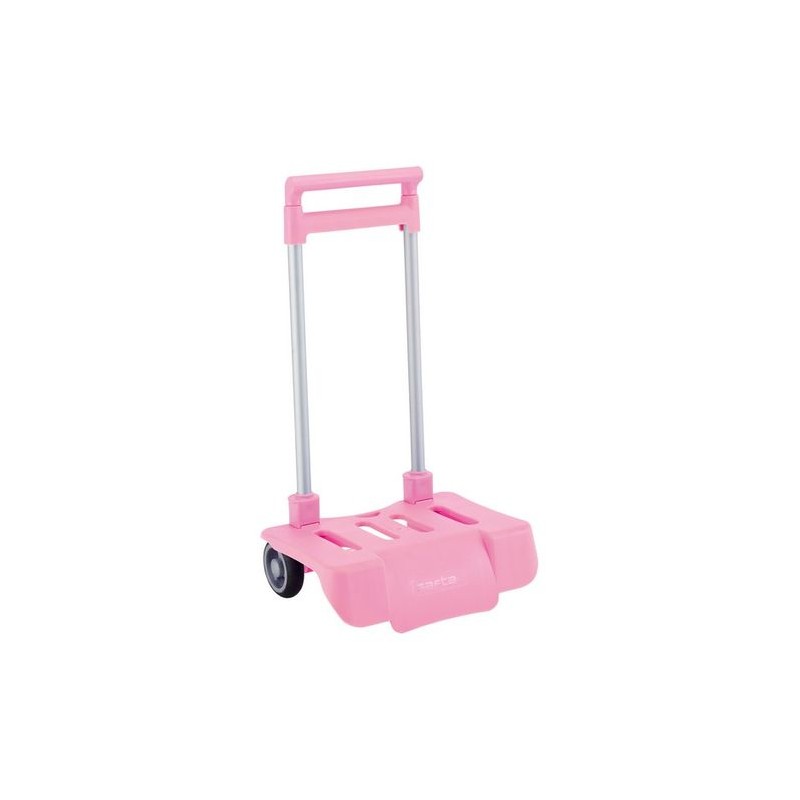 Safta carro fucsia plegable mochilas
