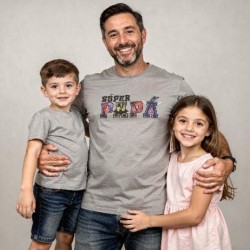 Camiseta Super Papa Heroes