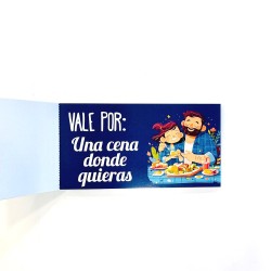 Talonario vales Papa