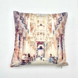 Cojin Albacete acuarela