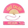 Abanico que calor rosa