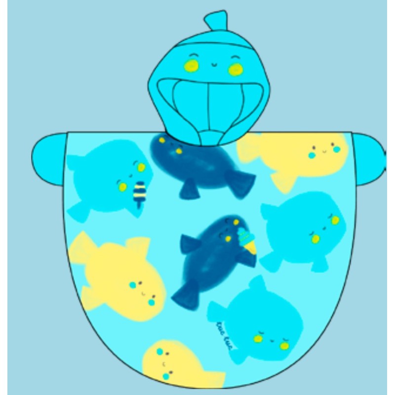 Tuc Tuc Poncho peces hello