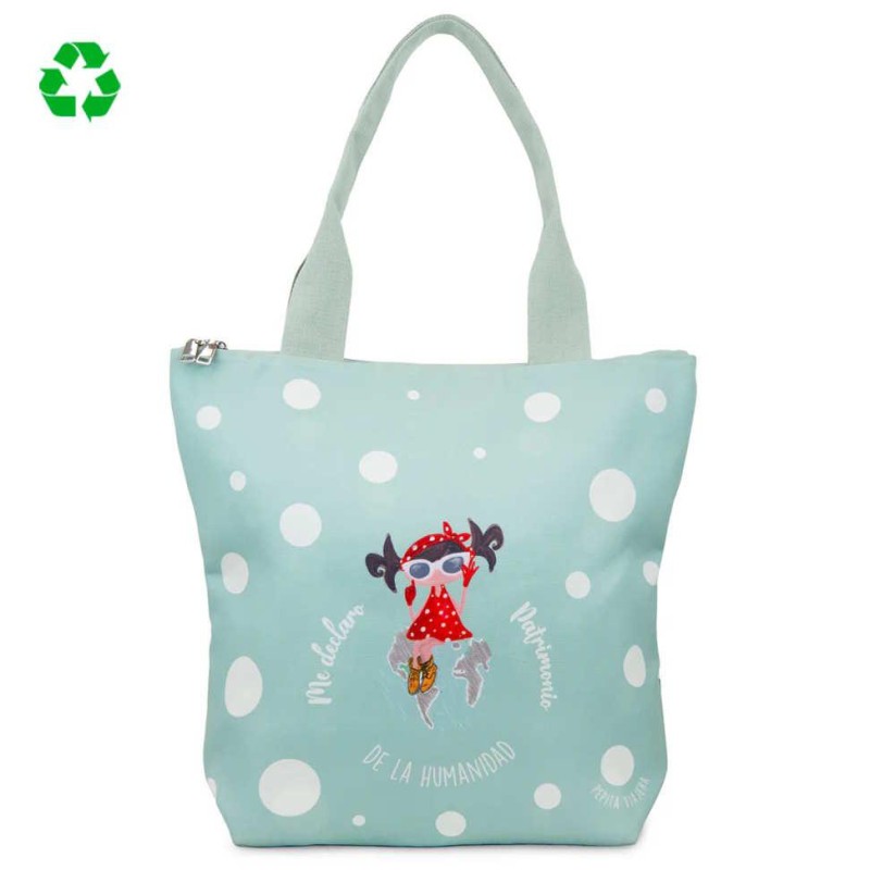 Pepita tote bag patrimonio