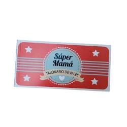 Talonario vales mamá
