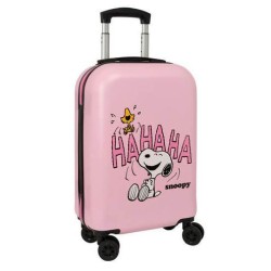Snoopy maleta cabina rosa