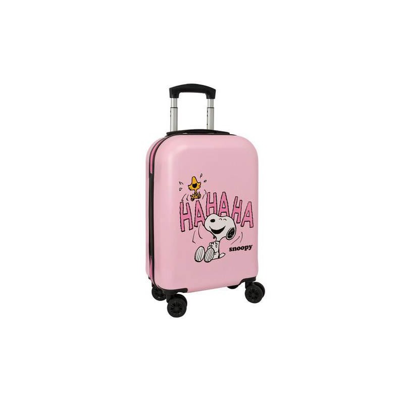 Snoopy maleta cabina rosa