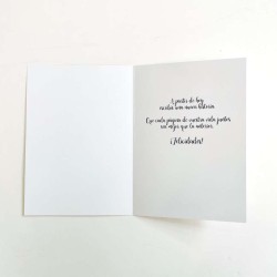 Tarjeta boda cute novios