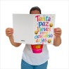 Tarjeta despedida tanta paz lleves 20x30