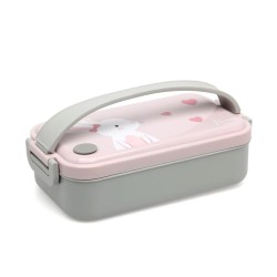 Kiokids sandwichera acero rosa