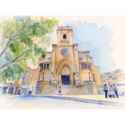 Lamina Albacete catedral A4