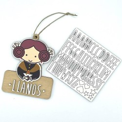 Colgante Manchega personalizado