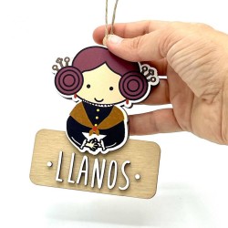 Colgante Manchega personalizado